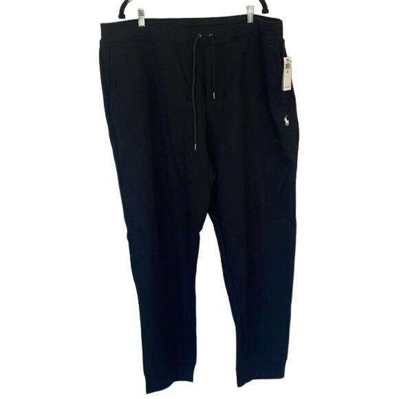 Polo Ralph Lauren BT Core Replen Black Double Knit Jogger Pants Men’s SZ 2LT NWT - Picture 3 of 5